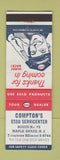 Matchbook Cover - Esso oil gas Compton's Maple Shade NJ