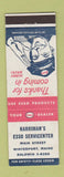 Matchbook Cover - Esso oil gas Harriman's Winterport ME