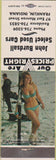Matchbook Cover - Burdsall Used Bars Franklin IN pinup