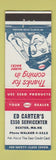 Matchbook Cover - Esso oil gas Ed Carter's Dexter ME