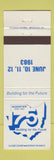Matchbook Cover - Wooster OH 175th 1983