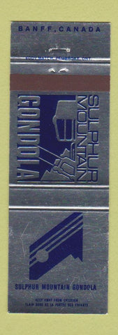 Matchbook Cover - Sulphur Mountain Gondola Banff AB