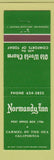 Matchbook Cover - Normandy Inn Carmel by the Sea CA