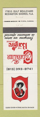 Matchbook Cover - Red Cavalier Bonfire Lounge Redington Shores FL