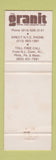 Matchbook Cover - Granite Hotel Country Club Kerhokson NY