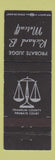 Matchbook Cover - Richard B Metcalf Probate Judge Franklin County OH WEAR