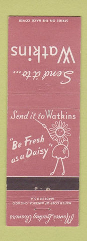 Matchbook Cover - Watkins Cleaners Portland Biddeford Westbrook ME WEAR