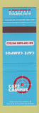 Matchbook Cover - Cafe Campus Montreal QC