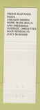 Matchbook Cover - Debby's Cafe St Petersburg Beach FL