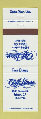 Matchbook Cover - Cliff House Folsom CA