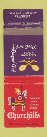 Matchbook Cover - Hotel Claremont Berkeley CA WEAR