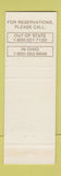 Matchbook Cover - The Clinic Inn Medical Center Cleveland OH