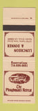 Matchbook Cover - The Ploughman's Retreat Garden Grove CA