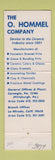Matchbook Cover - The O'Hommel Company Ceramic Supply Carnegie PA