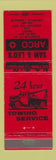 Matchbook Cover - Sam & Leo's ARCO oil gas Centralia Chehalis WA