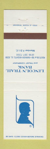 Matchbook Cover - Lincoln Trail Bank Fairview Heights IL