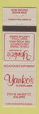 Matchbook Cover - Yanko's Restaurant Fairlawn