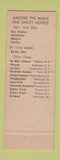 Matchbook Cover - Hotel Robert Treat Newark NJ