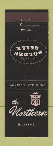 Matchbook Cover - The Northern Hotel Billings MT WEAR
