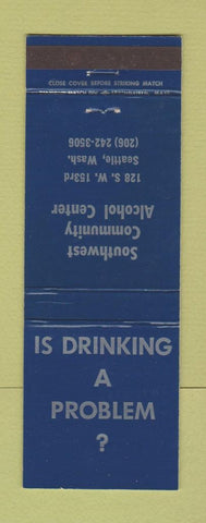 Matchbook Cover - Southwest Community Alcohol Center Seattle WA WEAR