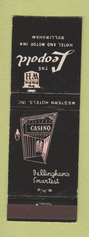 Matchbook Cover - The Leopold Hotel Bellingham WA WEAR