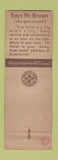 Matchbook Cover - Southern Hotel