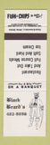 Matchbook Cover - Black Beard's Restaurant Canada