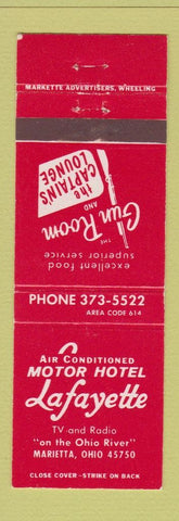 Matchbook Cover - Lafayette Motor Hotel Marietta OH