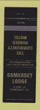 Matchbook Cover - Somerset Lodge KY