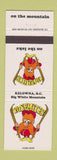 Matchbook Cover - Yosemites Kelowna BC Big White Mountain