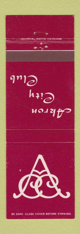 Matchbook Cover - Akron City Club OH