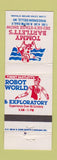 Matchbook Cover - Tommy Bartlett's Ski Show Robot World Wisconsin Dells WI