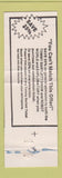 Matchbook Cover - Tommy Bartlett's Ski Show Robot World Wisconsin Dells WI
