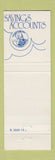 Matchbook Cover - Montrose State Bank Albee Township Flushing Township MI