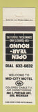 Matchbook Cover - Mid City Motel Sault Ste Marie MI