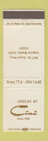 Matchbook Cover - Cini Jewelry Laguna Beach CA
