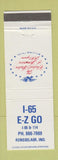 Matchbook Cover - I-65 EZ Go Rensselaer IN 1976
