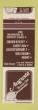 Matchbook Cover - Augusta Tennis Club ST Cloud MN