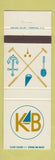 Matchbook Cover - Kings Bay Yacht Country Club Miami FL