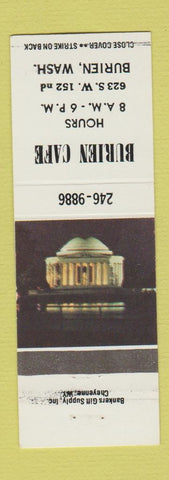 Matchbook Cover - Burien Cafe WA