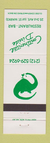 Matchbook Cover - Continental Divide