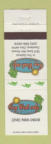 Matchbook Cover - Key West Cafe Cleveland OH
