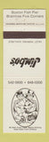 Matchbook Cover - Jimbo's Boston MA