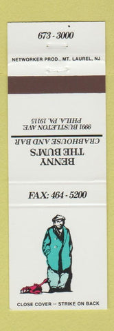 Matchbook Cover - Benny the Bums Philadelphia PA