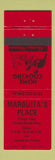 Matchbook Cover - Marguita's Place Jonathan Creek Benton KY