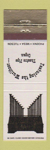 Matchbook Cover - Organ Stop Pizza Phoenix Mesa Tucson AZ