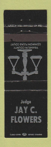 Matchbook Cover - Judge Jay C Flowers Franklin County