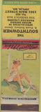 Matchbook Cover - Southtowner Joplin MO pinup WORN