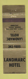 Matchbook Cover - Landmarc Hotel Burien WA