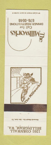 Matchbook Cover - The Millworks Restaurant Bellingham WA